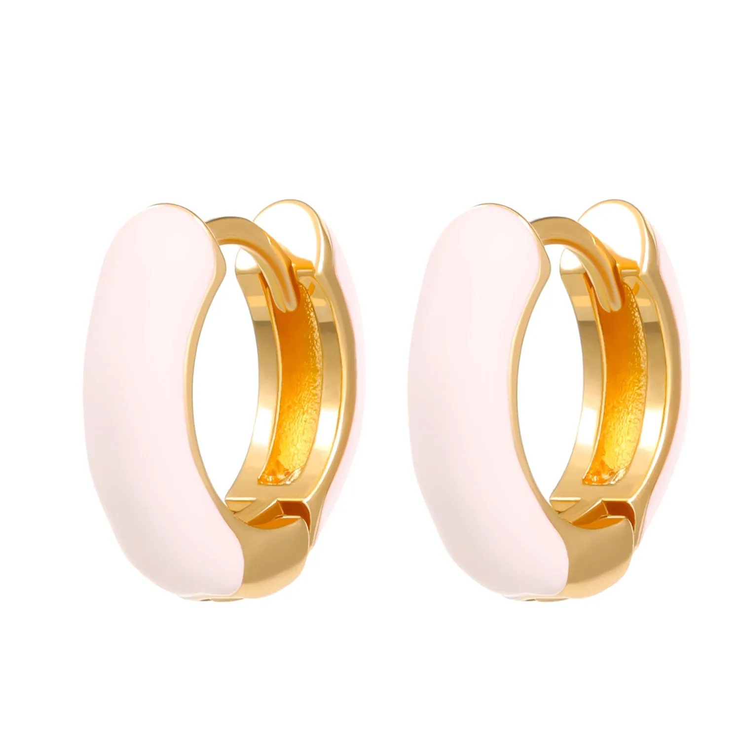 Wholesale color drop oil C-shaped women's fashion temperament niche design geometric earrings