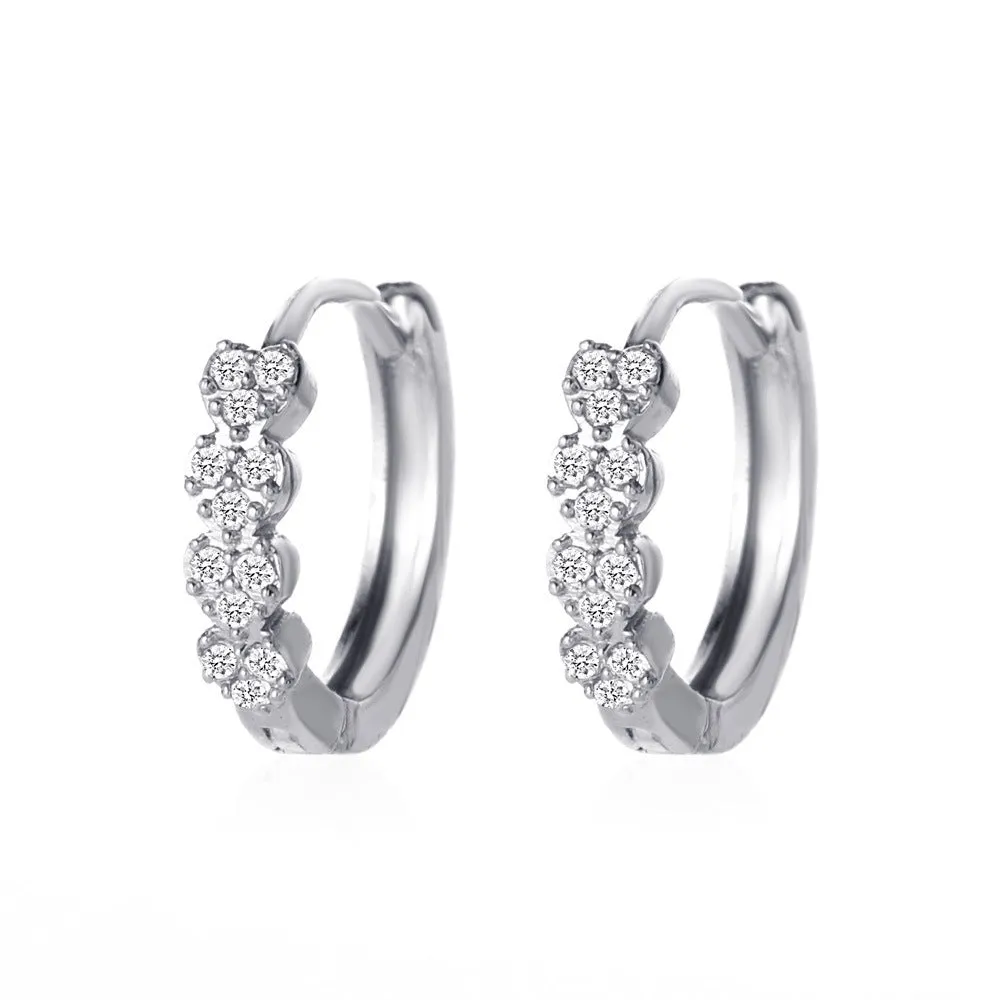 Wholesale color drop oil C-shaped women's fashion temperament niche design geometric earrings