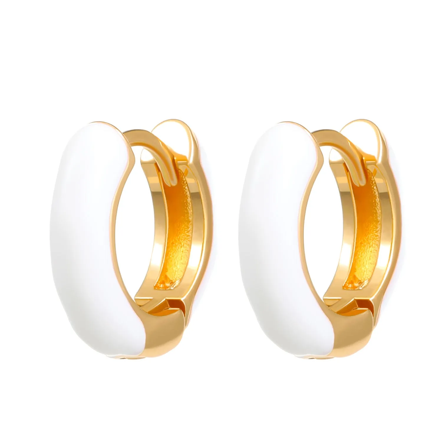 Wholesale color drop oil C-shaped women's fashion temperament niche design geometric earrings