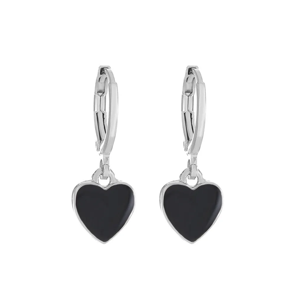 Wholesale color drop oil C-shaped women's fashion temperament niche design geometric earrings