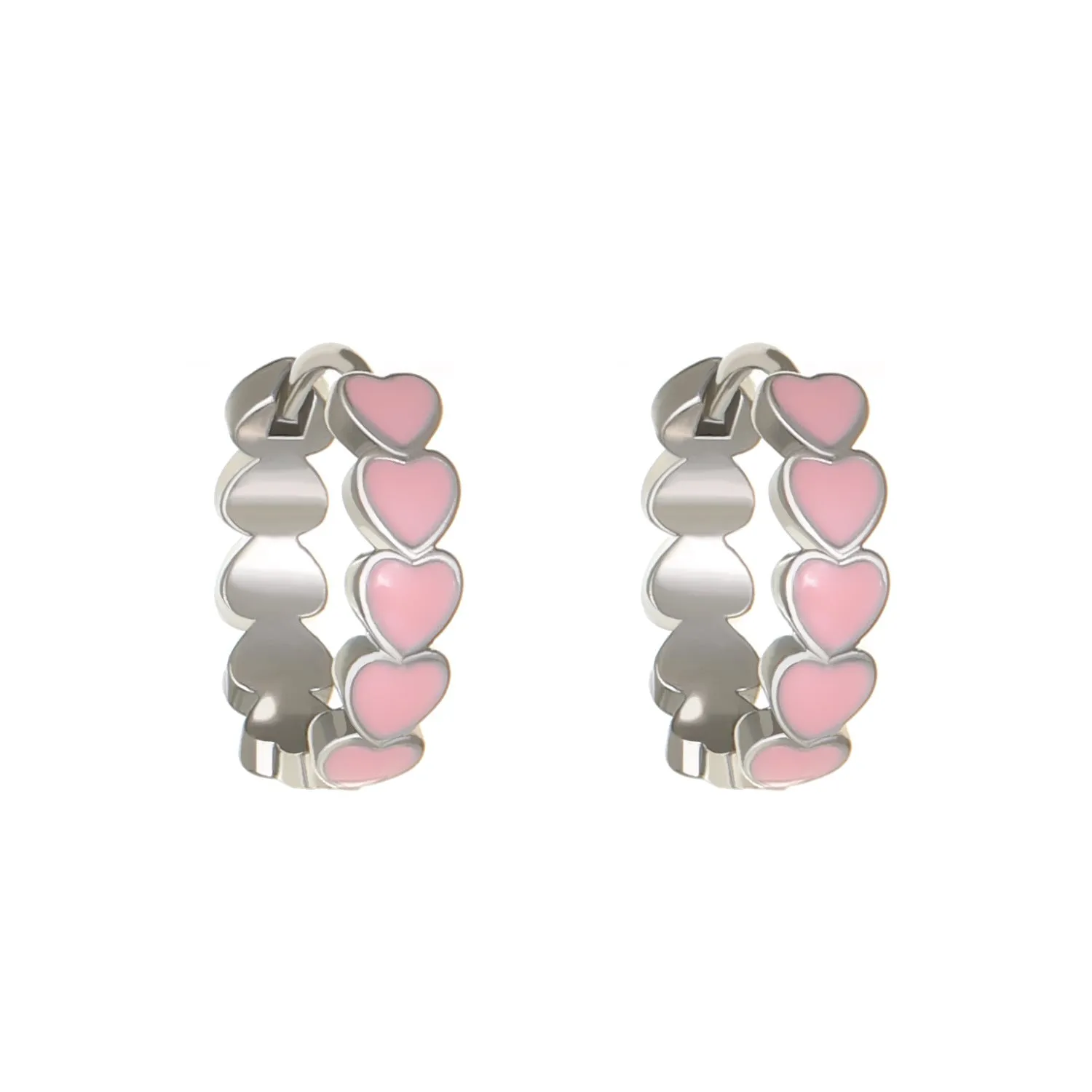 Wholesale color drop oil C-shaped women's fashion temperament niche design geometric earrings