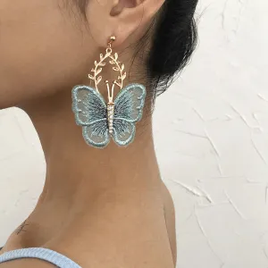 Wholesale Creative Ancient Style Embroidered Lace Butterfly