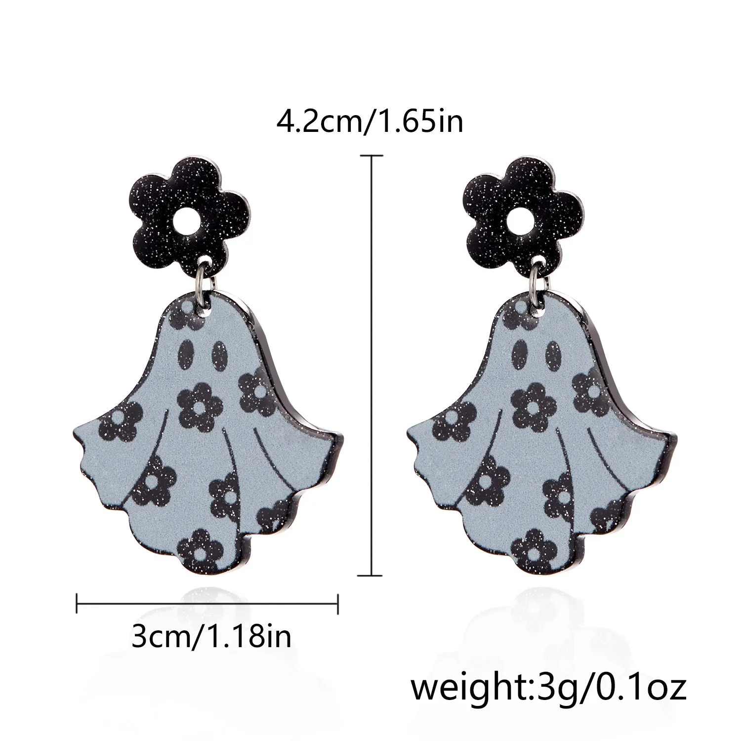 Wholesale Creative Halloween Acrylic Earrings