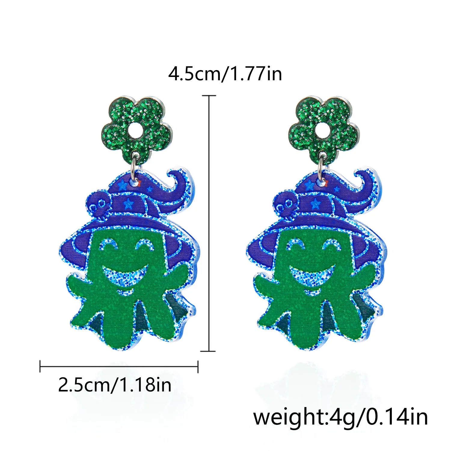 Wholesale Creative Halloween Acrylic Earrings