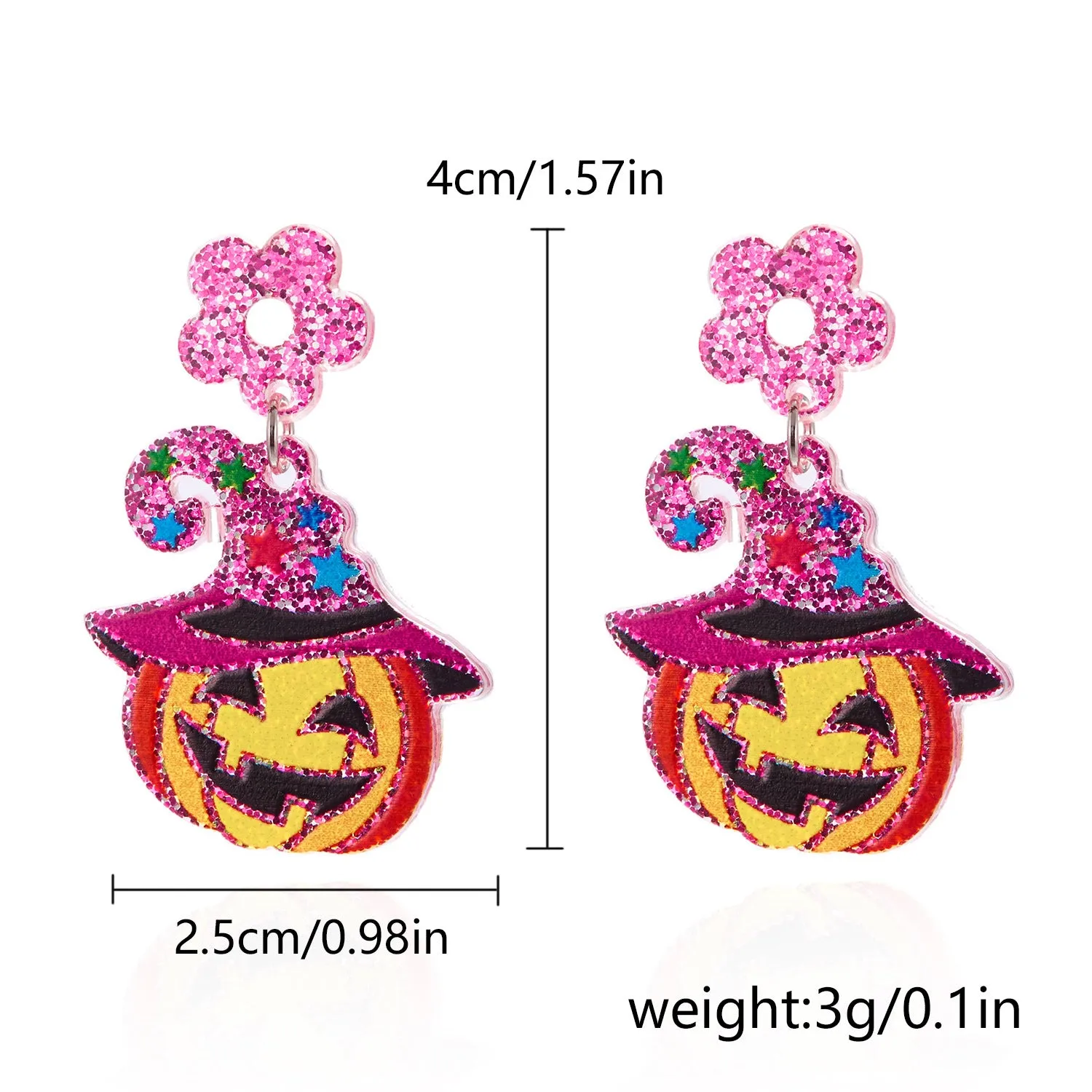 Wholesale Creative Halloween Acrylic Earrings