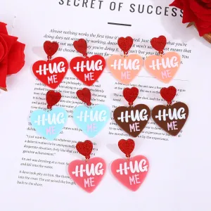 Wholesale Cross-border Amazon Valentine's Day small fresh sweet creative love acrylic earrings women's jewelry