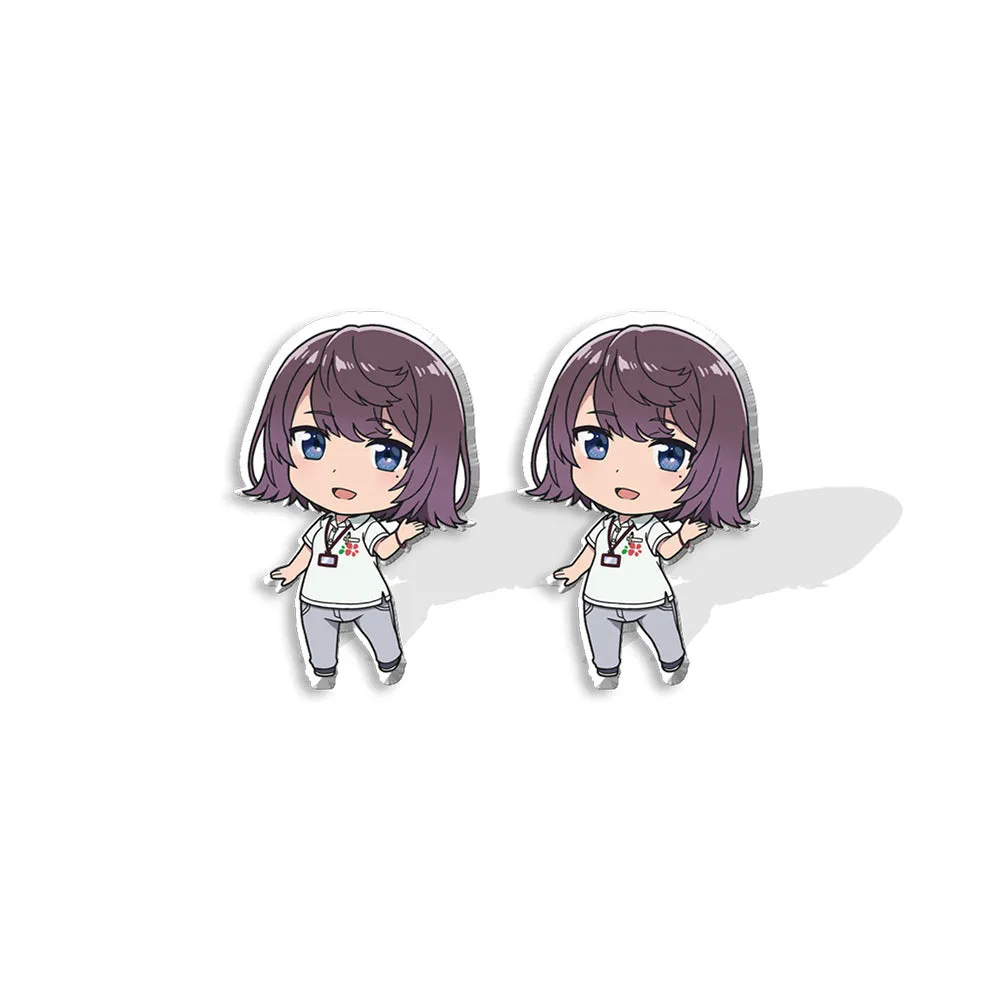 Wholesale Cross-border Aquarium Anime Perimeter Acrylic DIY Stud Earrings