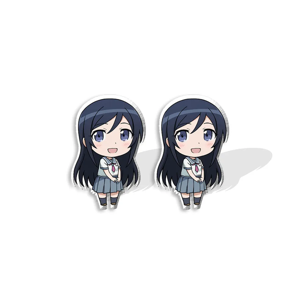 Wholesale Cross-border Aquarium Anime Perimeter Acrylic DIY Stud Earrings