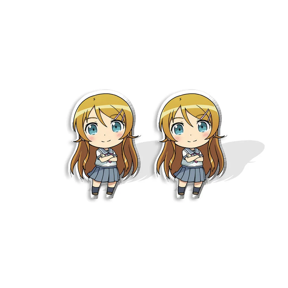 Wholesale Cross-border Aquarium Anime Perimeter Acrylic DIY Stud Earrings