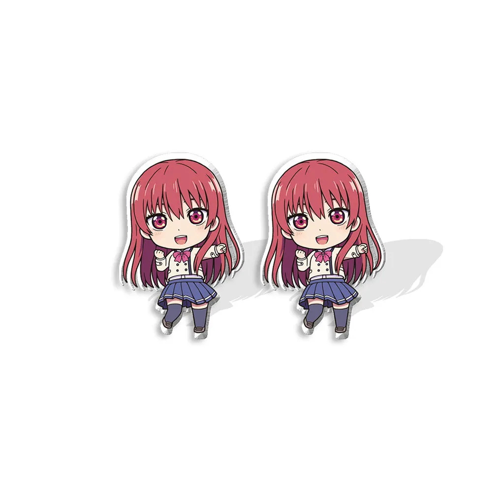 Wholesale Cross-border Aquarium Anime Perimeter Acrylic DIY Stud Earrings
