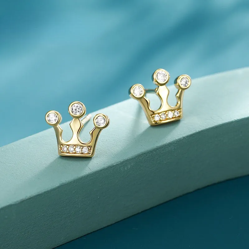Wholesale Crown Alloy Earrings