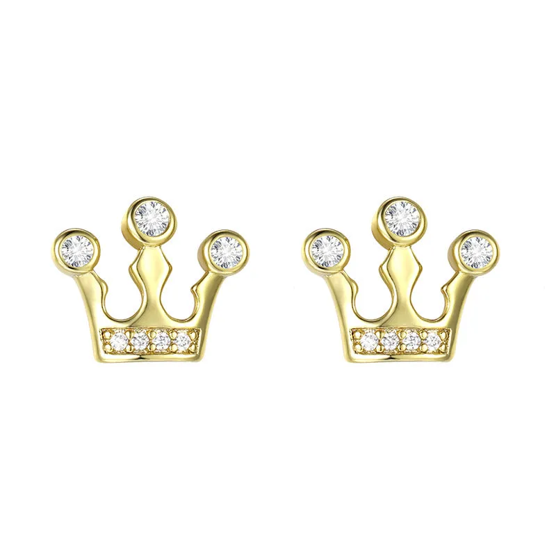 Wholesale Crown Alloy Earrings