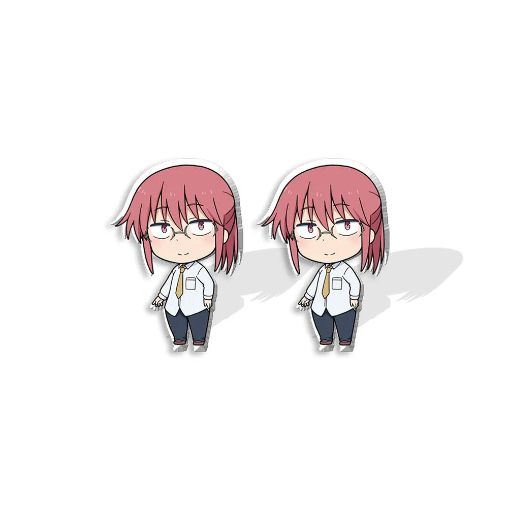 Wholesale Cute Anime Maid Heat Shrink Acrylic Handmade Resin Studs