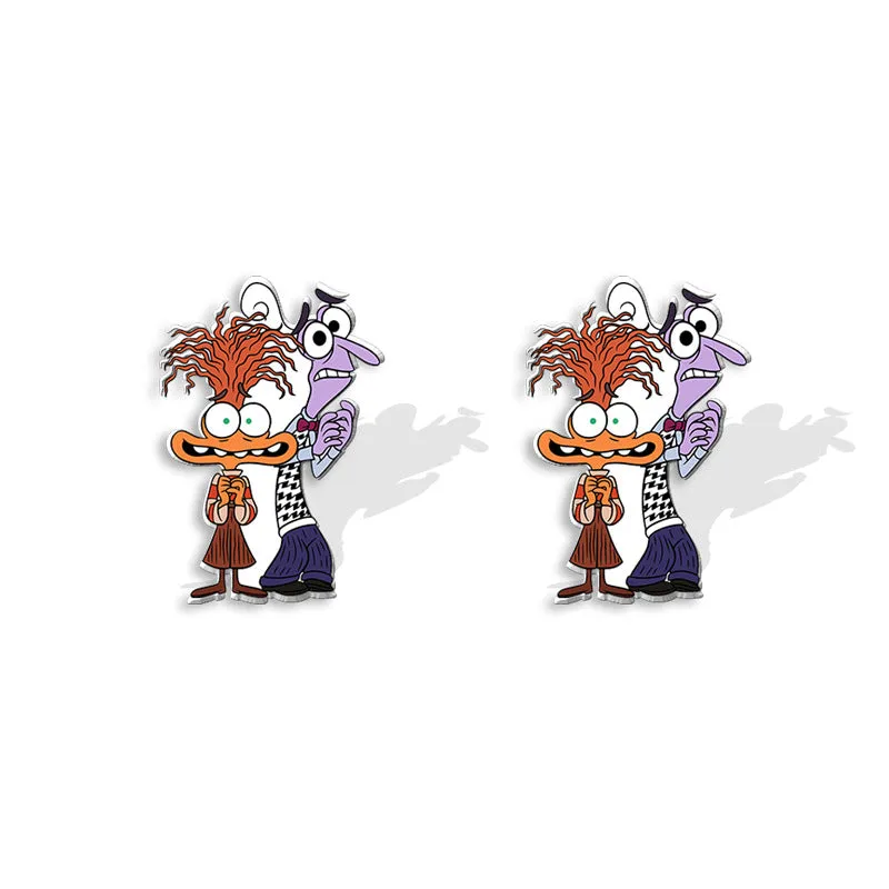 Wholesale Cute Cartoon Emoji Character Earrings