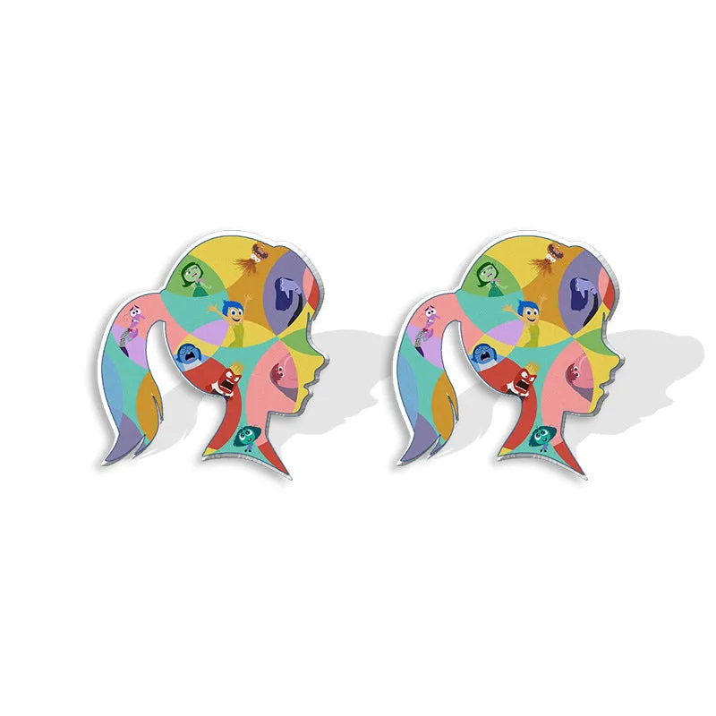 Wholesale Cute Cartoon Emoji Character Earrings