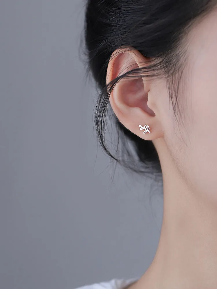 Wholesale Cute Rabbit 925 Sterling Silver Earrings