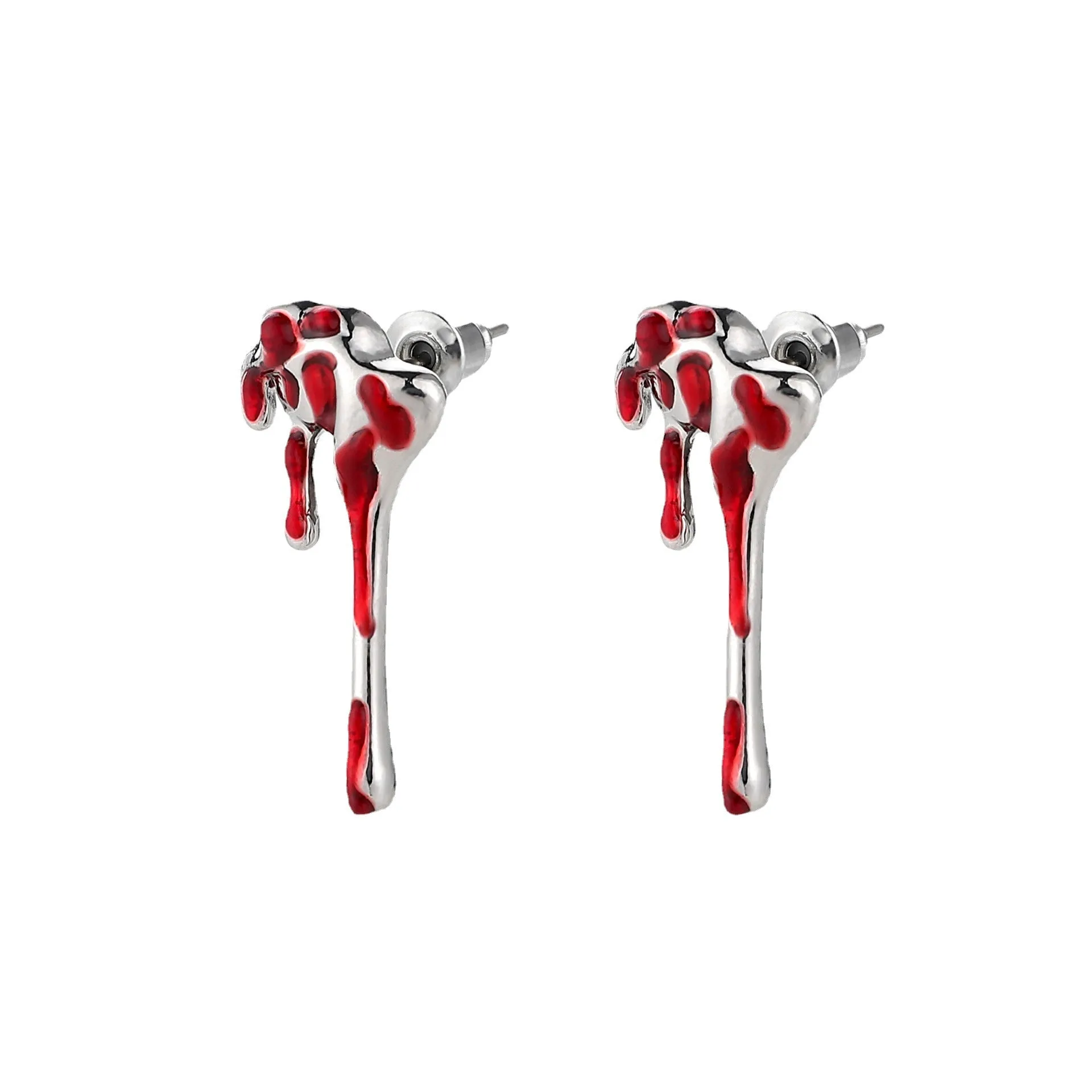Wholesale Devil's Claw Drip Blood Earrings