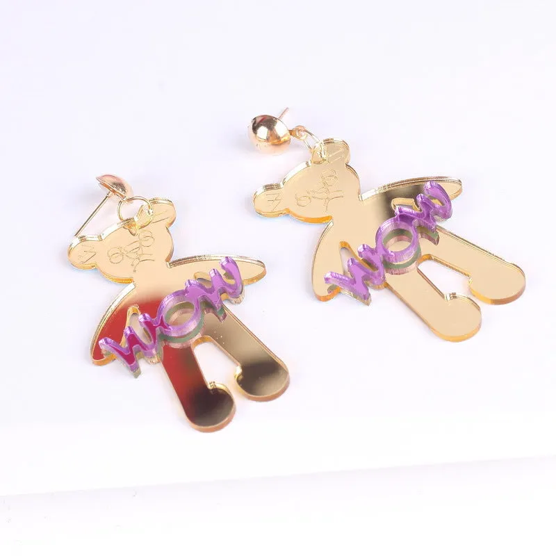 Wholesale Dinosaur Lobster Crab Goldfish Octopus Shark Frog Bee Parrot Koala Acrylic Earrings