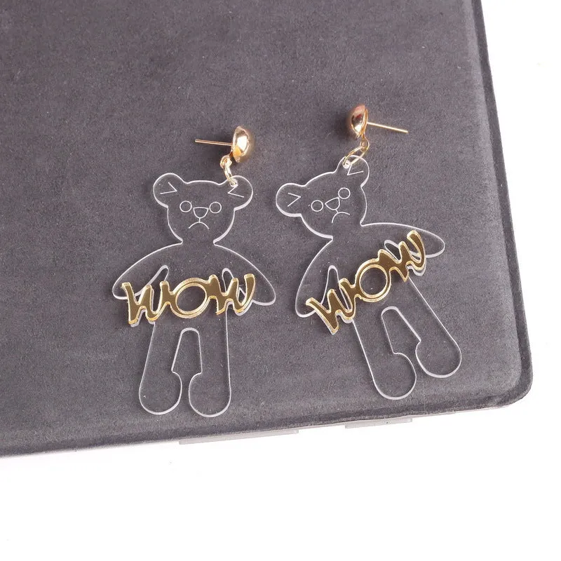 Wholesale Dinosaur Lobster Crab Goldfish Octopus Shark Frog Bee Parrot Koala Acrylic Earrings