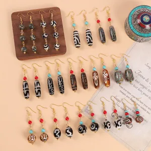 Wholesale Ethnic Style Retro Art Earrings
