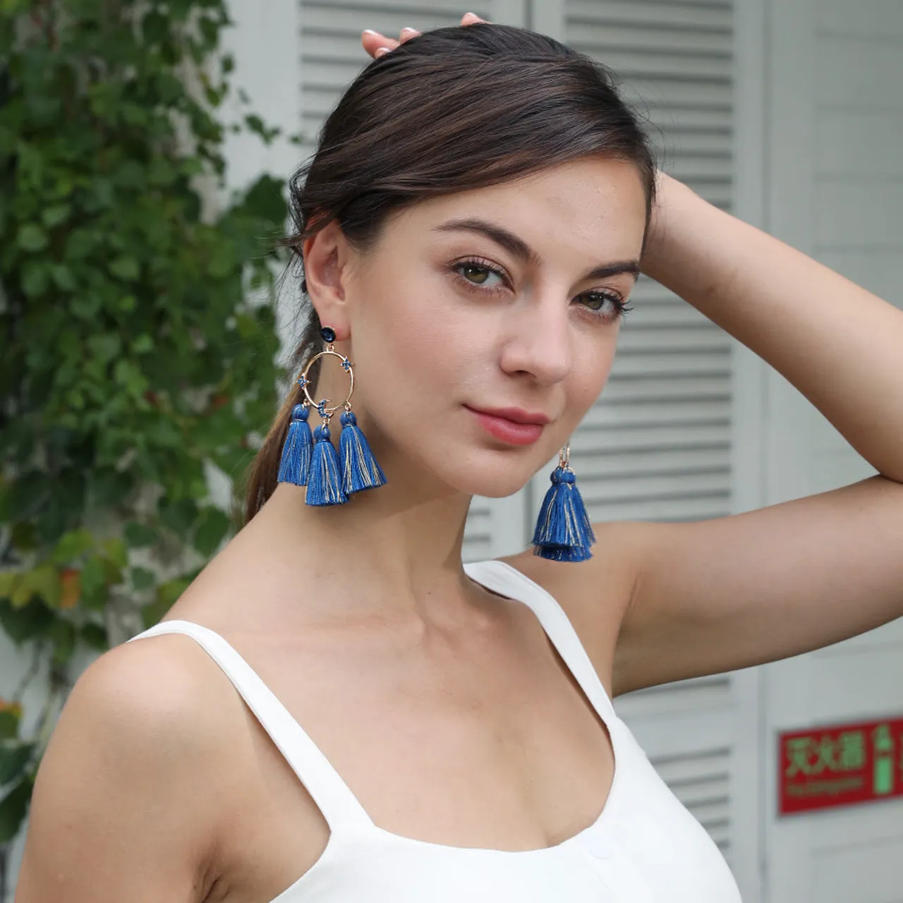 Wholesale Ethnic Tassels, Bohemian Hand-made Temperament Studs