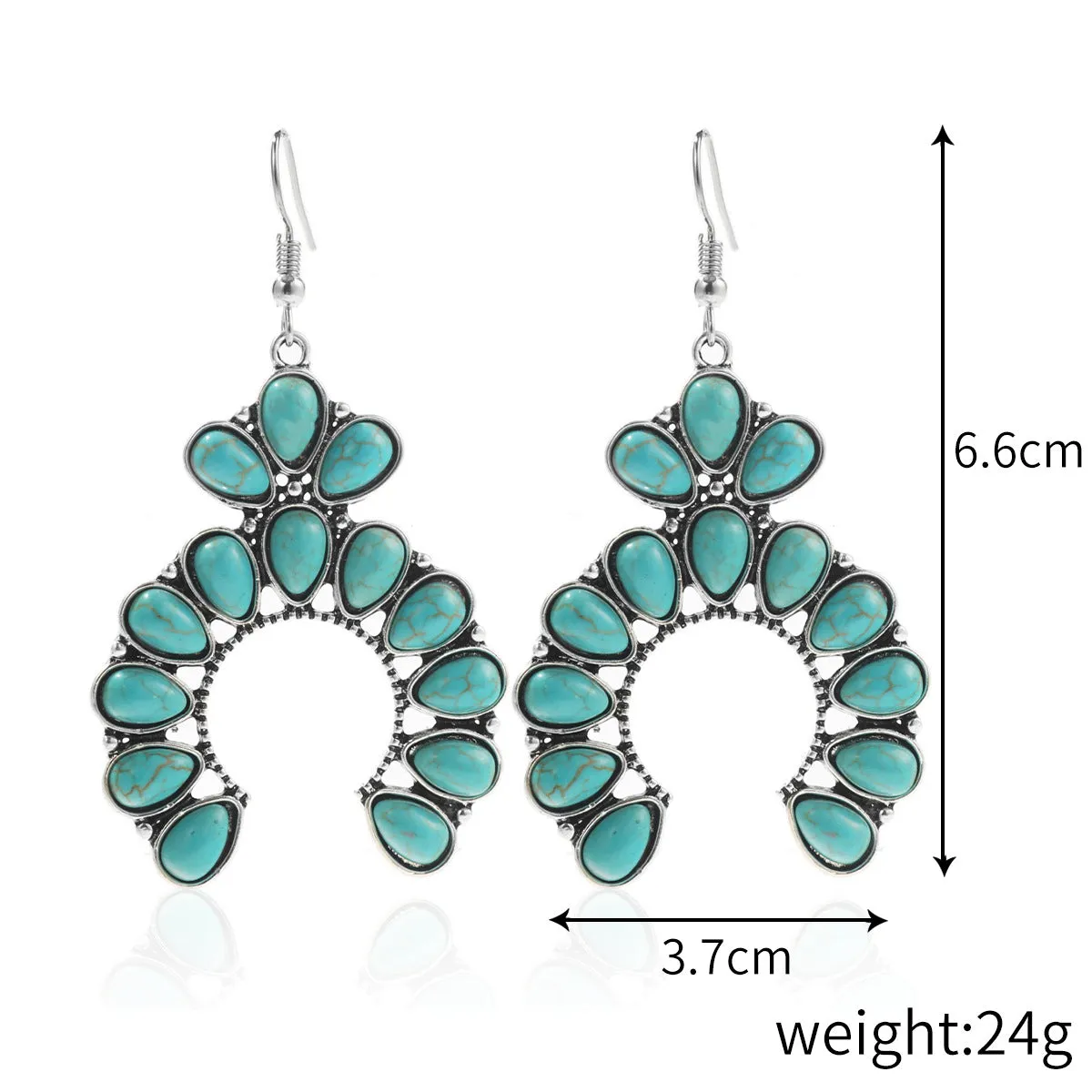 Wholesale Ethnic Turquoise Bohemian Vintage Earrings
