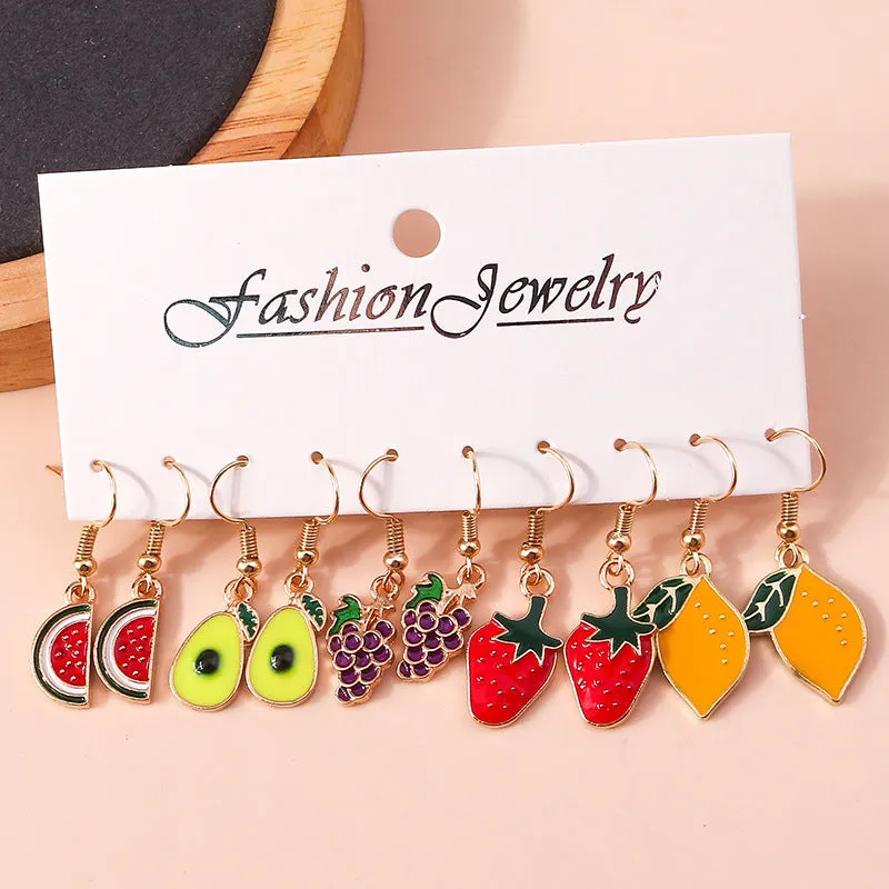 Wholesale Europe and the United States cross-border jewelry elegant fashion flower rose small daisy earrings love unicorn bee earrings