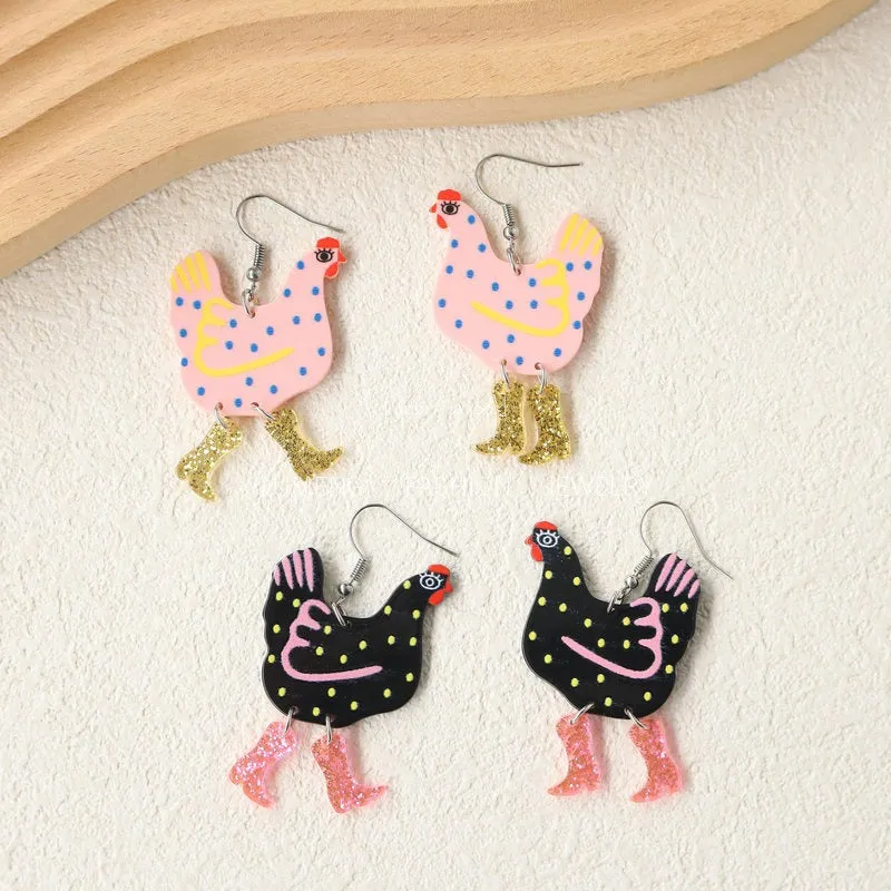 Wholesale European and American Creative and Quirky Personalized Earrings