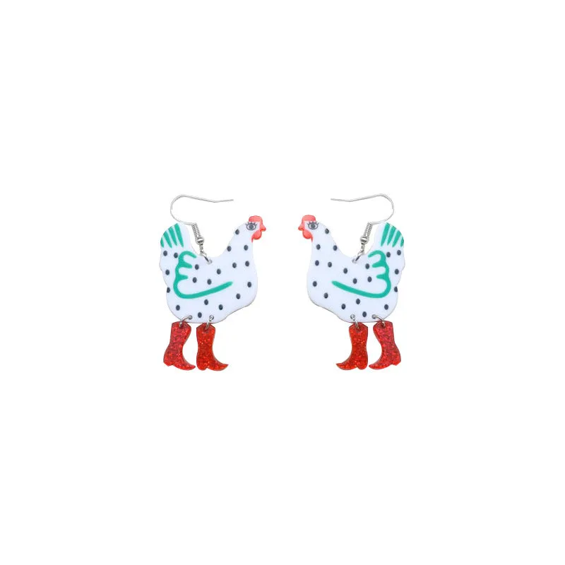 Wholesale European and American Creative and Quirky Personalized Earrings