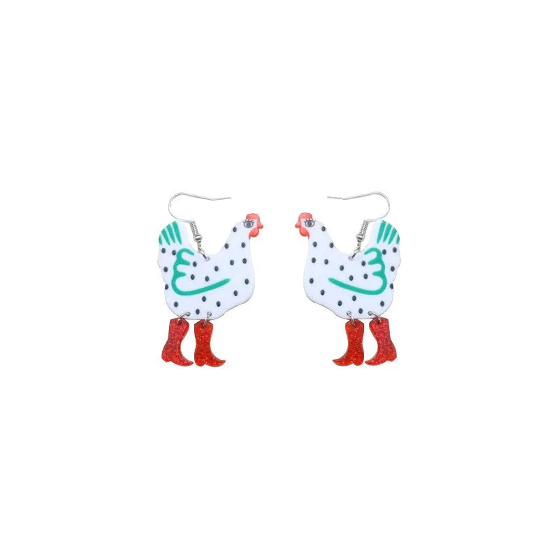 Wholesale European and American Creative and Quirky Personalized Earrings