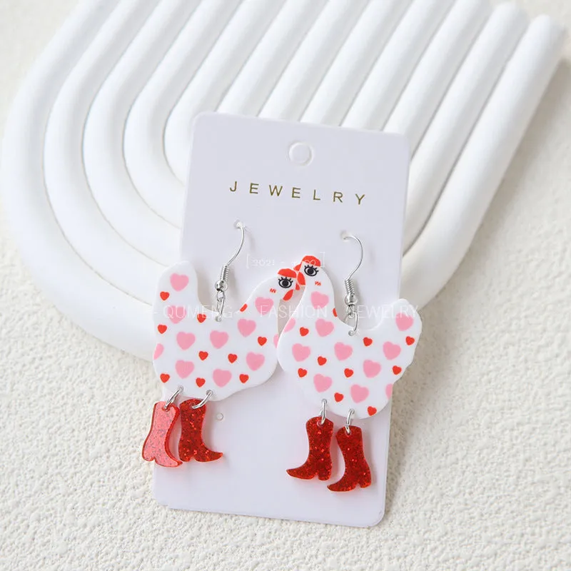 Wholesale European and American Creative and Quirky Personalized Earrings