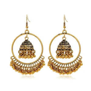 Wholesale Exaggerated Fashion Retro Personality Tassel Ethnic Style Personalized Earrings