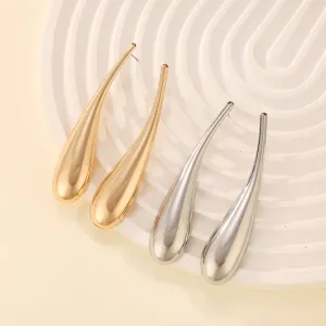 Wholesale Exaggerated Punk Style Big Water Drop Fashion Earrings