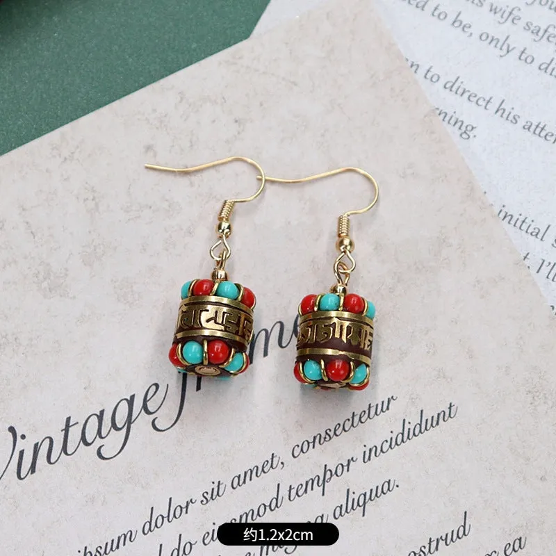 Wholesale Exotic Retro Alloy Earrings
