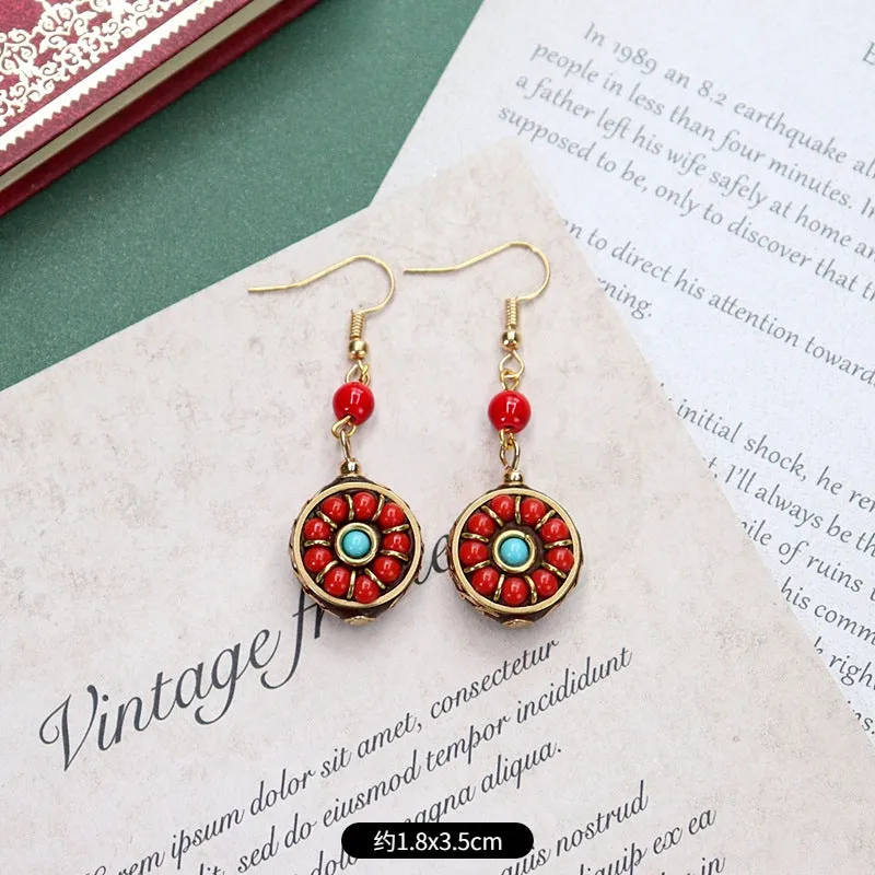 Wholesale Exotic Retro Alloy Earrings