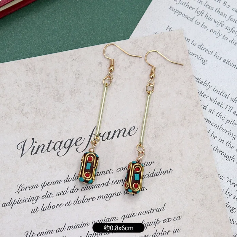 Wholesale Exotic Retro Alloy Earrings