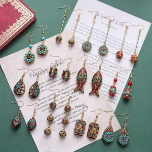 Wholesale Exotic Retro Alloy Earrings