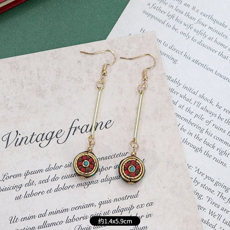 Wholesale Exotic Retro Alloy Earrings