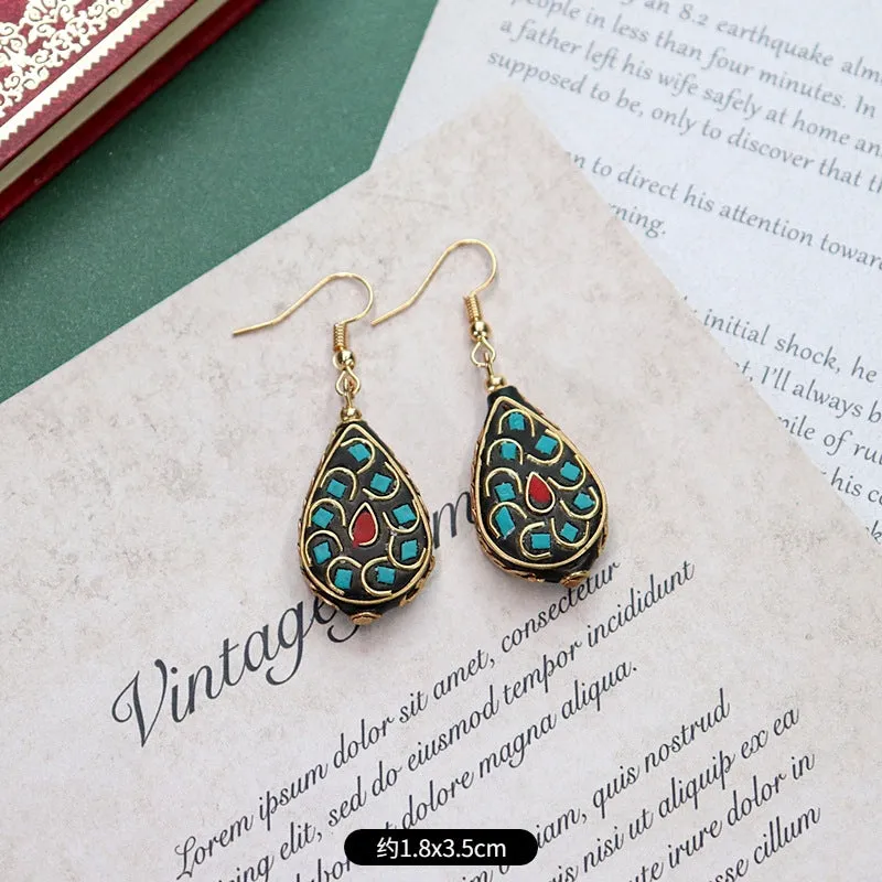 Wholesale Exotic Retro Alloy Earrings