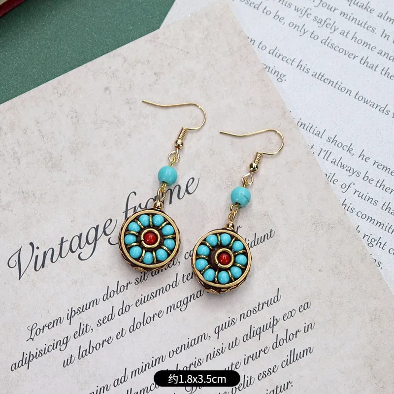 Wholesale Exotic Retro Alloy Earrings
