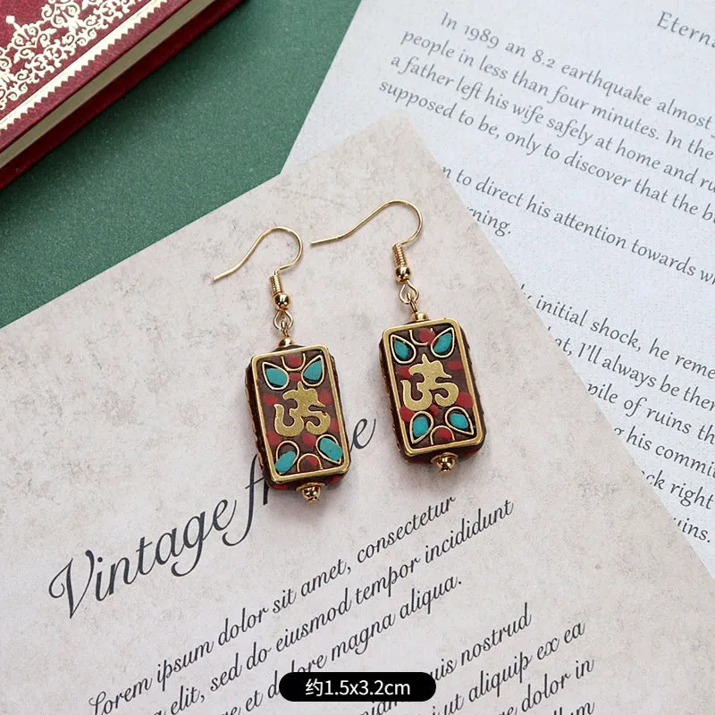 Wholesale Exotic Retro Alloy Earrings