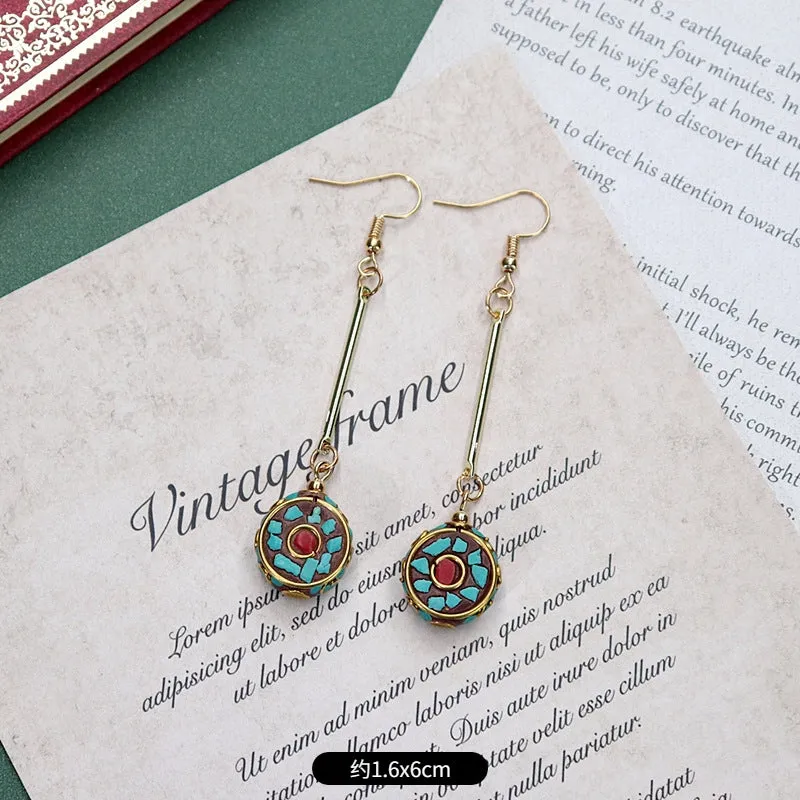 Wholesale Exotic Retro Alloy Earrings