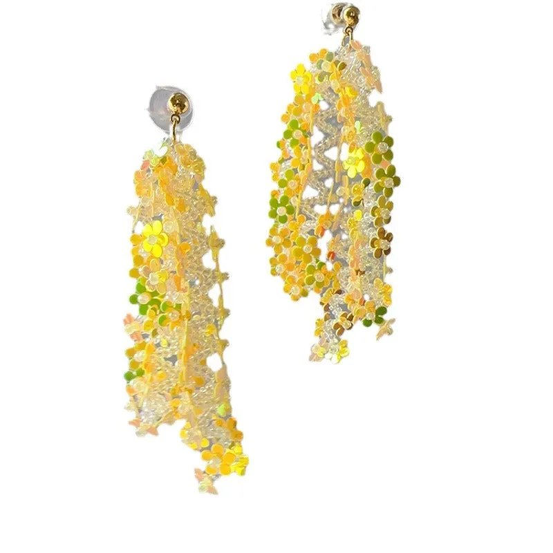 Wholesale Eye-catching Bright Eye Strap Long Dress All-match Earrings