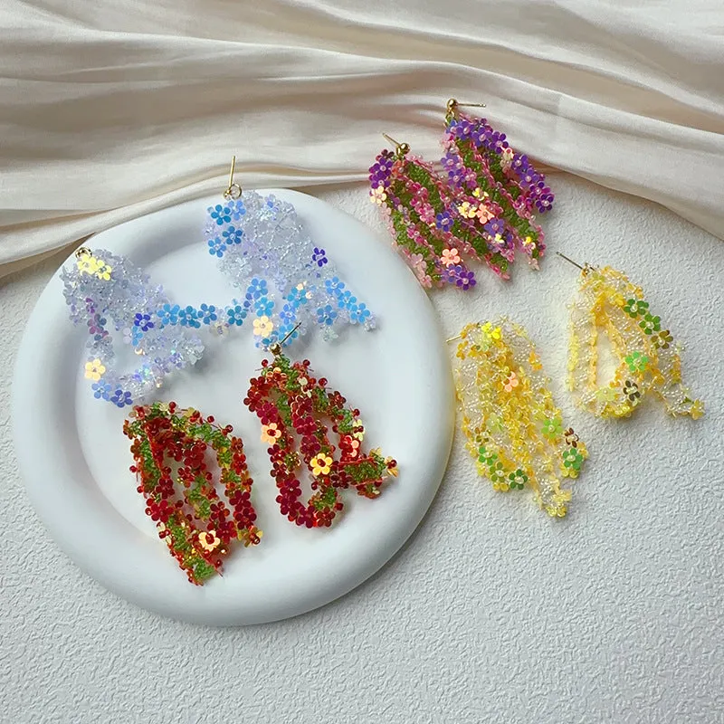Wholesale Eye-catching Bright Eye Strap Long Dress All-match Earrings