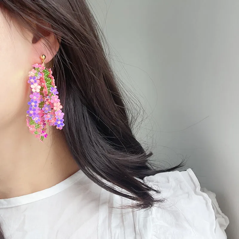 Wholesale Eye-catching Bright Eye Strap Long Dress All-match Earrings
