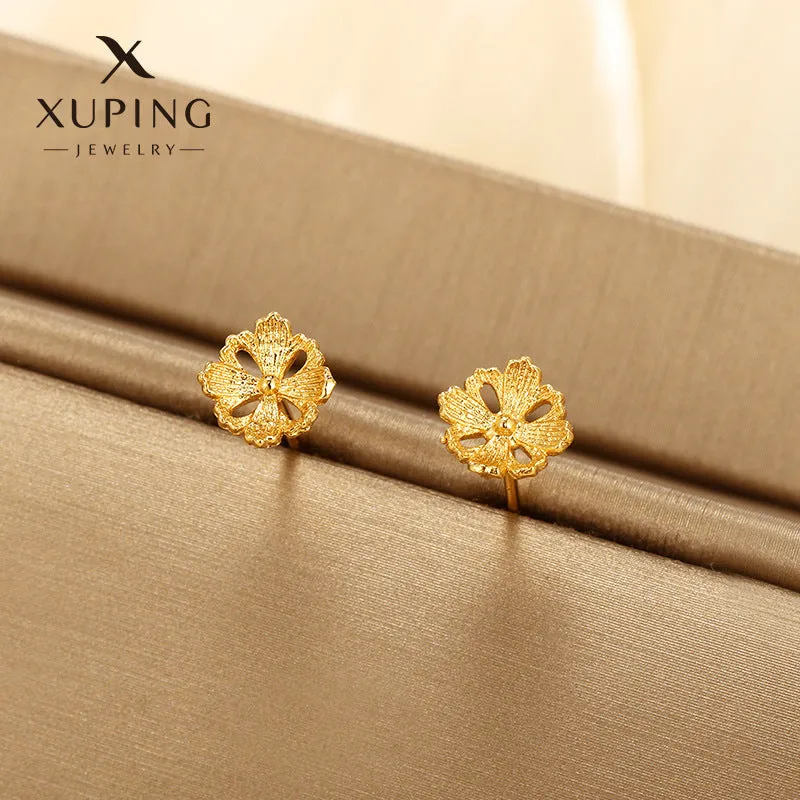 Wholesale Fairy Style Plants Flowers Vintage Simple Style Design Earstuds