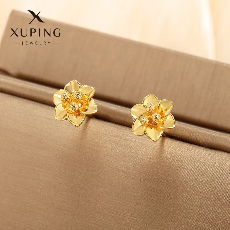 Wholesale Fairy Style Plants Flowers Vintage Simple Style Design Earstuds