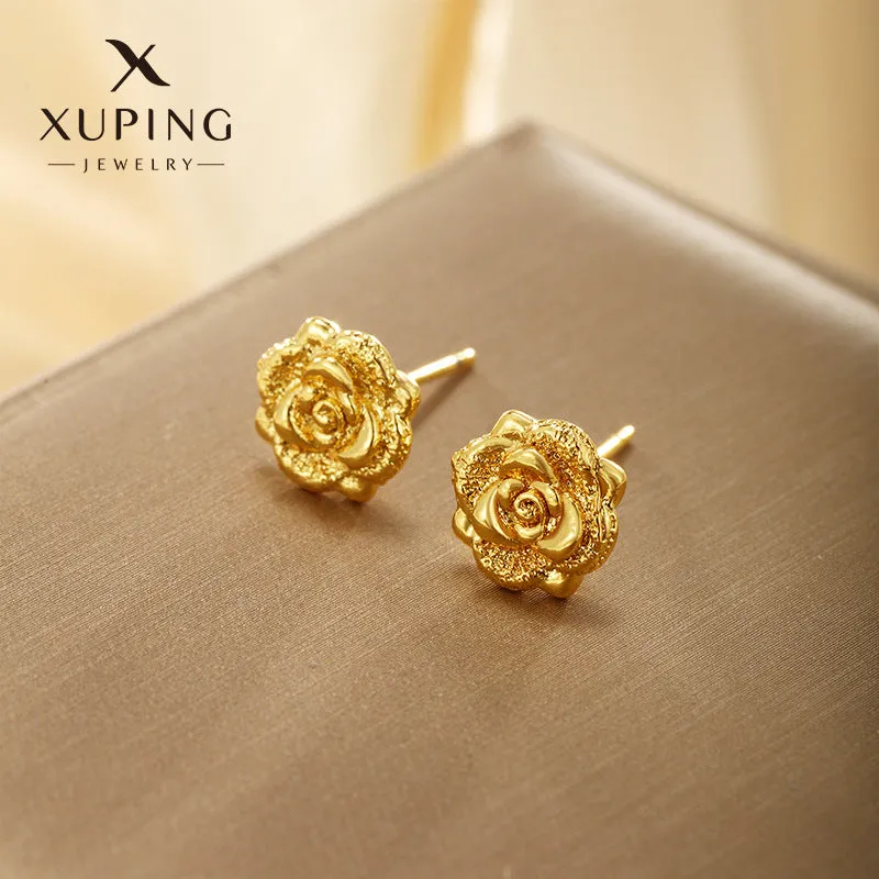 Wholesale Fairy Style Plants Flowers Vintage Simple Style Design Earstuds