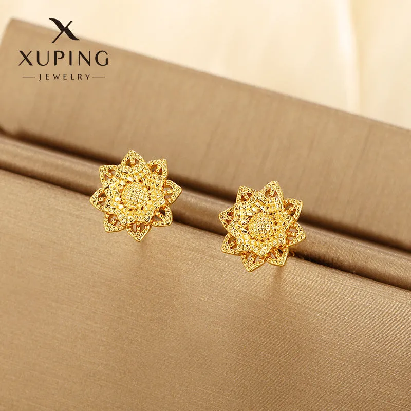 Wholesale Fairy Style Plants Flowers Vintage Simple Style Design Earstuds