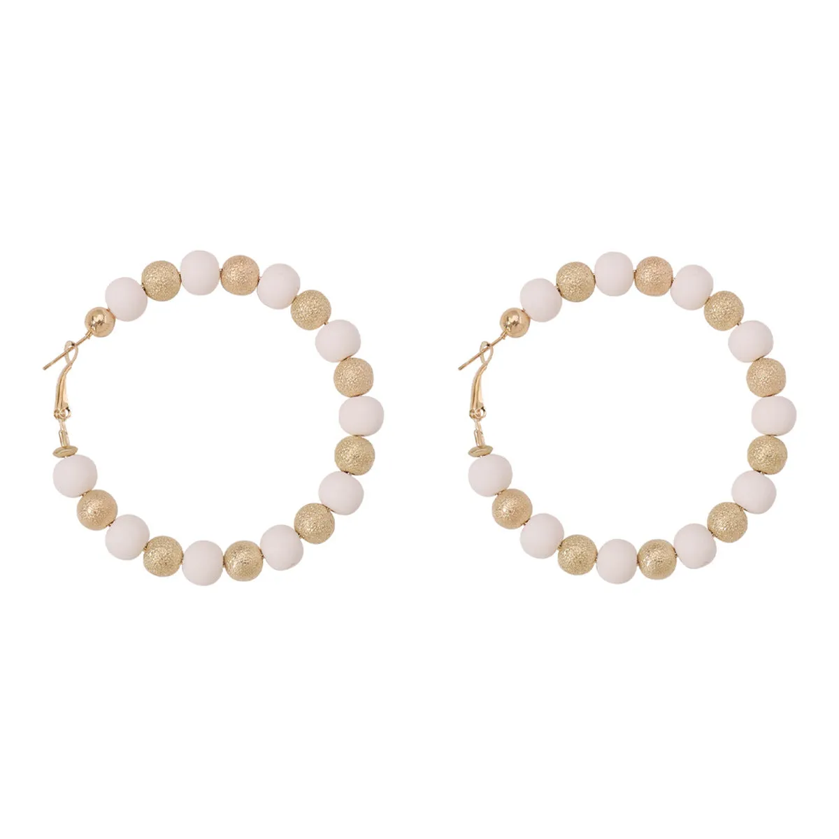 Wholesale fashion color soft ceramic beads earrings carnival summer sweet candy color CCB ear ring